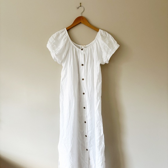 Eberjey Harper Linen Maxi Dress from Anthropologie - Picture 4 of 8